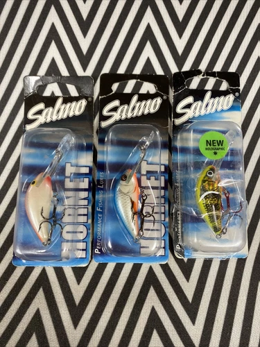 (3) Salmo Hornet 4SDR Crankbait 1 3/4" - 1/16oz Deep Floating - FAST SHIPPING