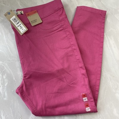 M&S Pink Jeggings High Rise BNWT Short Leg PT