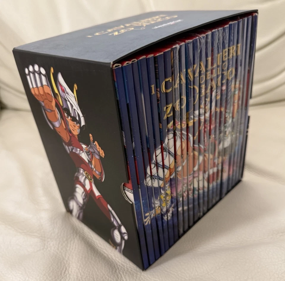 DVD COFANETTO I CAVALIERI DELLO ZODIACO SERIE COMPLETA CON OAV 23 DVD GAZZETTA - Immagine 2 di 4