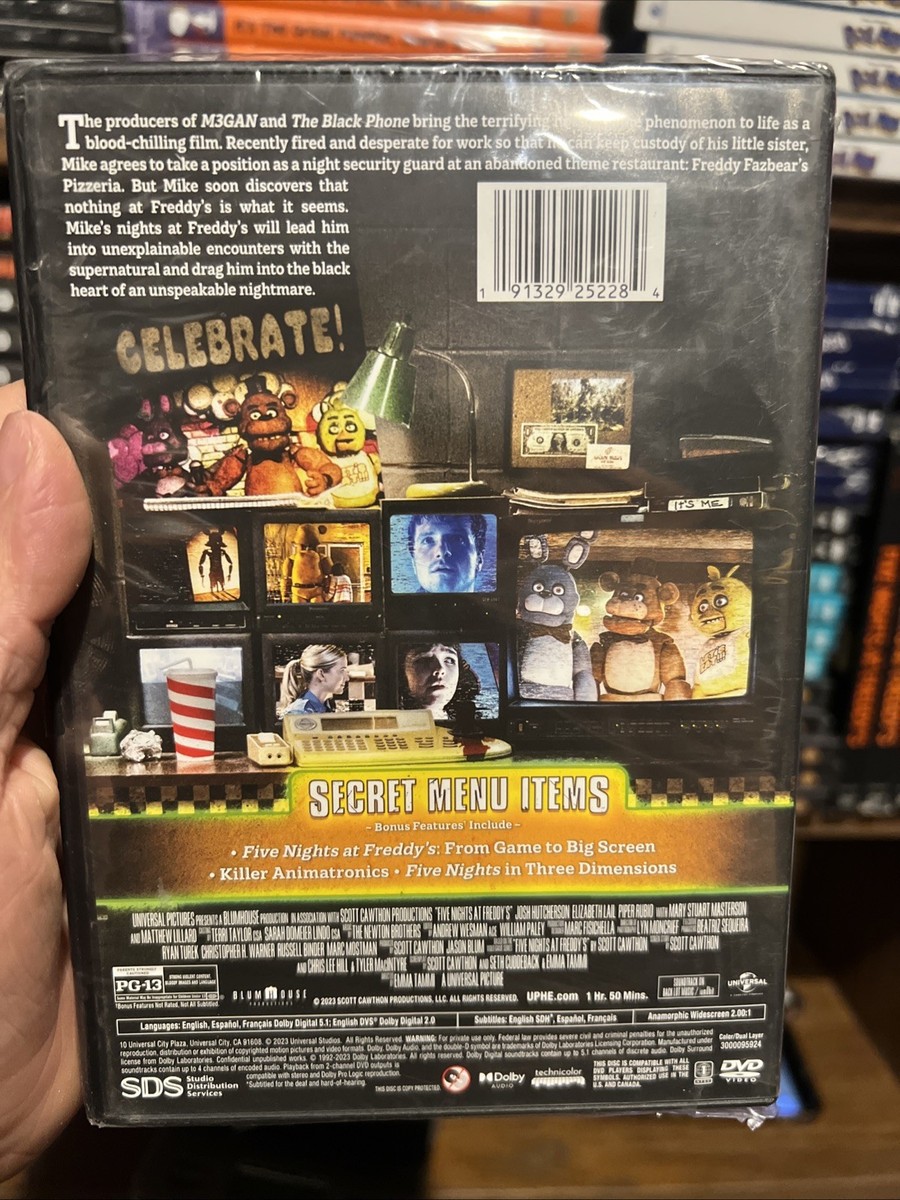 Five Nights at Freddy's (DVD, 2023, 1-Disc) for sale online | eBay