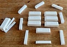 Ring Alarm Contact Sensor Lot Several Used Sets White Parts or Repair