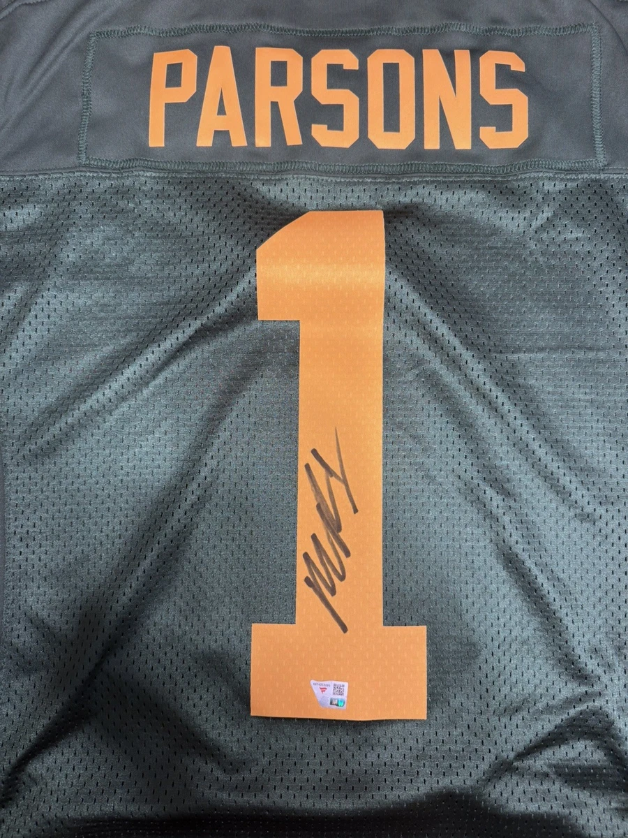 Micah Parsons Green Bay Packers Autographed Nike Green Limited Jersey COA