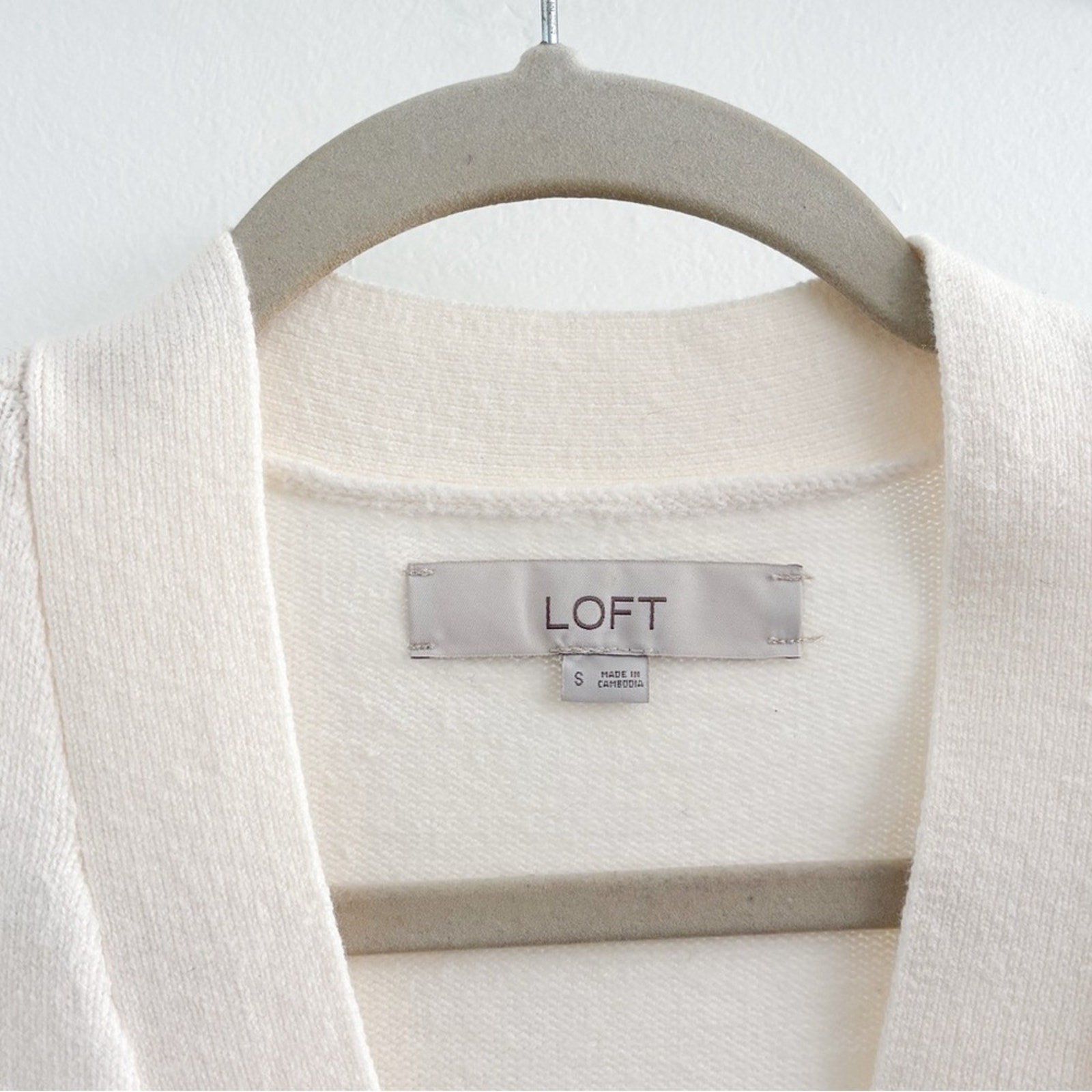 Loft Size Small Cotton Button Down Girlfriend Car… - image 5