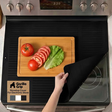 Silicone Stove Top Cover Large Waterproof Slip Resistant 28x20 for Electric and