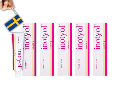Inotyol Ointment Diaper Rash Treatment 5-pack (5x30g, 1 oz) - Red Skin Treatment
