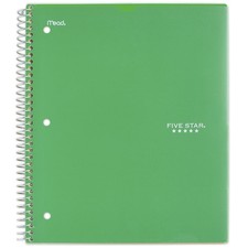Spiral Notebook, 1 Subject, College Ruled Paper, 100 Sheets, 11" x 8-1/2" She...
