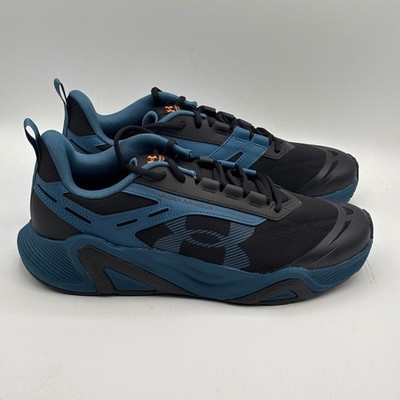 Under Armour UA Charged Commit TR 5 Shoes Mens Size 11.5 Blue Black 6007140-498