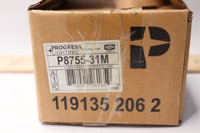 Progress Lighting Square Profile Accessory Chain Black 48'' P8755-31M