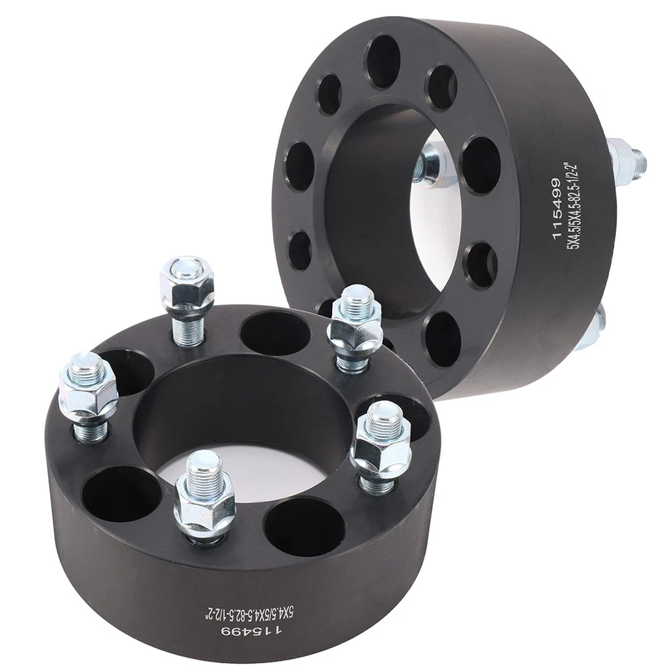 2pcs 2'' 5x4.5 Wheel Spacers 1/2"x20 For Ford Crown Victoria Lincoln Town Car - Image 3 of 4