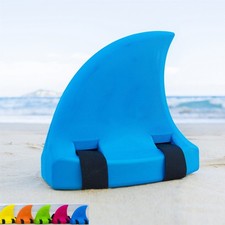 KEKE Shark Fin Bright Color Buoyancy Foam Elastic Strap Kids Swimming Pool Float