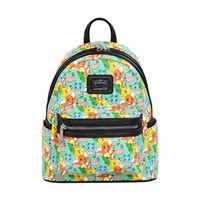 Loungefly - Pokemon: Pikachu And Starters Aop - PMBK0331 - Mini Rucksack - Neu