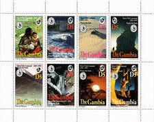 Gambia 1994 Yvert 1621/28 Sierra Club MNH VF (GX)