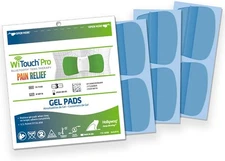 Hollywog TENS Unit Replacement Gel Pads, WiTouch Pro & Aleve 6 Pads 