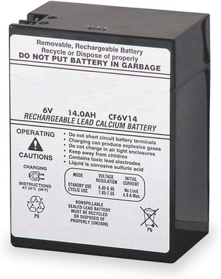 ELB 0614 6V Emergency Replacement Battery - Compact & Reliable Power Source