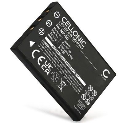  Ersatz Akku für Traveler NP-60 Maginon 02491-0017-00 NP-60 1180mAh 