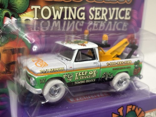 Johnny Lightning CHASE 1966 Chevy Wrecker “Rat Fink” WHITE LIGHTNING Ed Roth ‘22 - Picture 7 of 16
