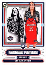 2025 Donruss WNBA #20 Georgia Amoore Washington Mystics RC