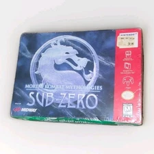 Mortal Kombat Mythologies Sub-Zero Nintendo 64 Sealed New In Plastic