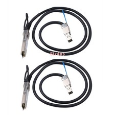 2PCS External SAS Cable QSFP SFF-8436 to SFF-8644 Hybrid HD Mini SAS Cable 3.3ft