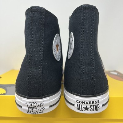 Converse Chuck Taylor All Star Hi Tom & Jerry Black Mens  display picture 2
