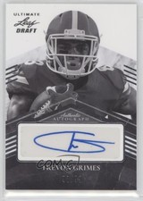 2021 Leaf Ultimate Draft Portrait Black and White 93/99 Trevon Grimes Auto 0sm2