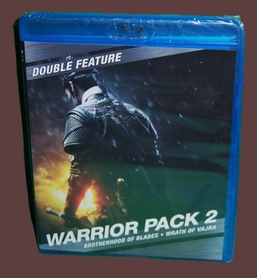 NEW WARRIOR PACK 2 BROTHERHOOD OF BLADES and WRATH OF VAJRA DOUBLE MOVIE BLU RAY
