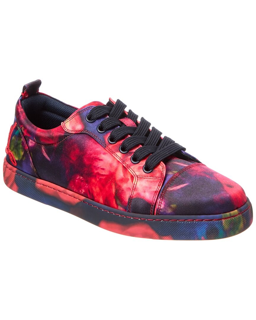 Christian Louboutin ♪ Fun Louise Junior スニーカー 125031 Christian Louboutin Fun Louise Junior Satin Sneaker Women's
