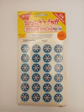 1990 TREND Scratch  N Sniff Stickers Holiday PACK 576 Stickers 6 Designs