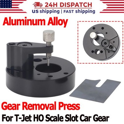 HO Slot Car Gear Removal Press Tool For RT-550 T-Jet Gear Puller Aluminum CNC