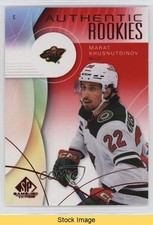 2024 Upper Deck SP Game Used Authentic Rookies Red Marat Khusnutdinov READ 18bi