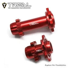 TRLX003XB787R ALUMINUM FRONT & REAR HUBS FOR PROMOTO MX: RED