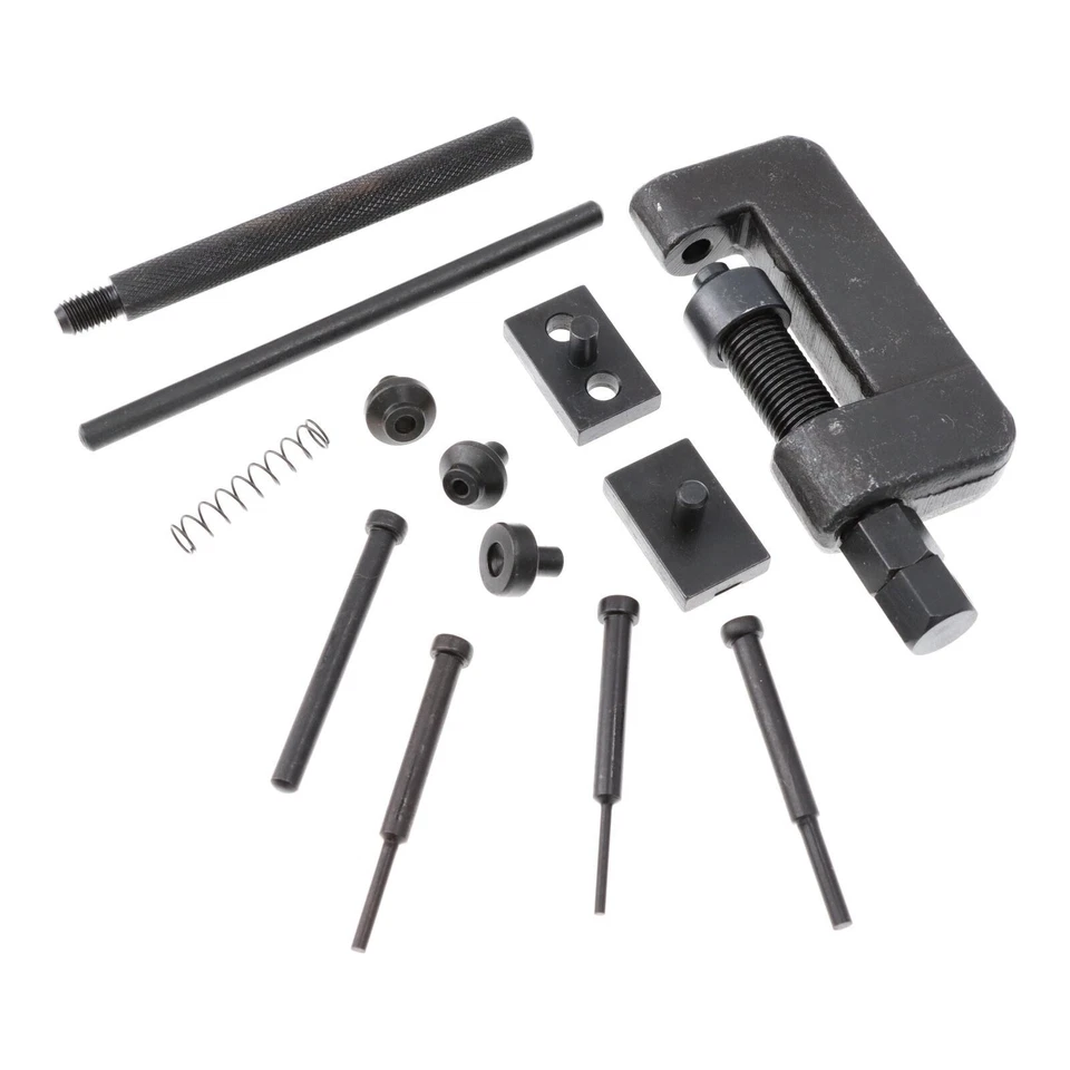 13-tlg. Kettenwerkzeug Kettennietgerät Kettentrenner Set Kettennietwerkzeug - Bild 2 von 4