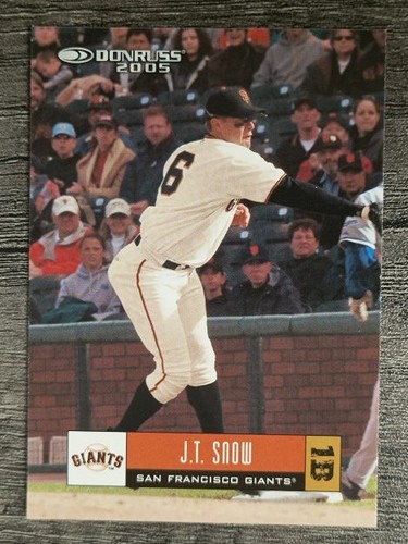 2005 Donruss J.T. Snow #322 card