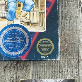 Gun.Smoke (Nintendo NES) Game Box Styrofoam Tested Working No Manual