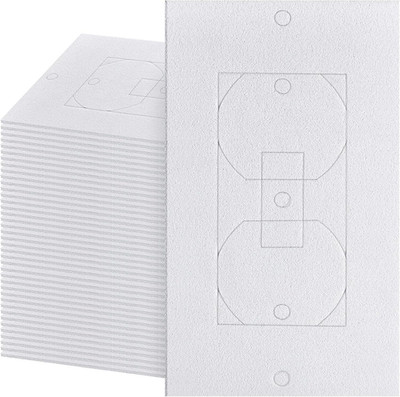 30 Pcs Outlet Insulation and Draft Sealers Foam Insulation Pads Electrical Outle