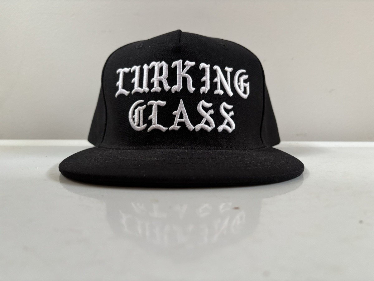 Lurking Class by Sketchy Tank Grim Reaper Black Snapback Hat 100