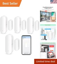 WiFi Door Window Sensor: Smart Contact Sensor with App Alerts, Door Open Dete...