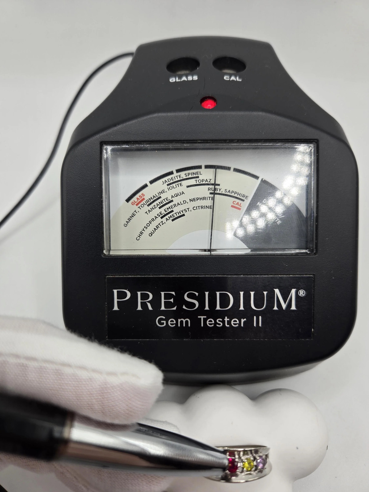 Tiara Solid 10K Gold Ring with Ruby, Sapphire, Pe… - image 12