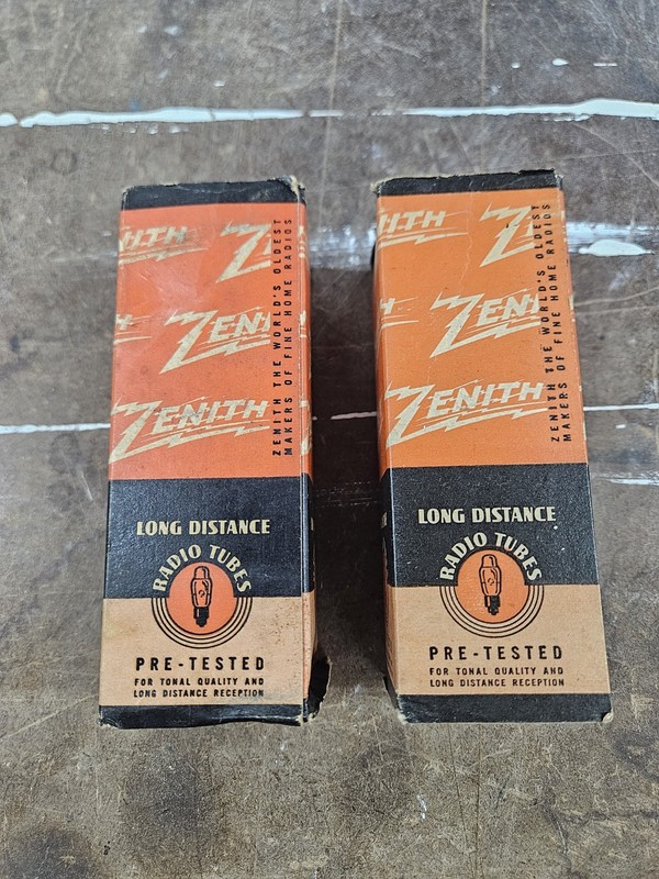 NOS?  Zenith Lot Of 2 6L6GA Untested!