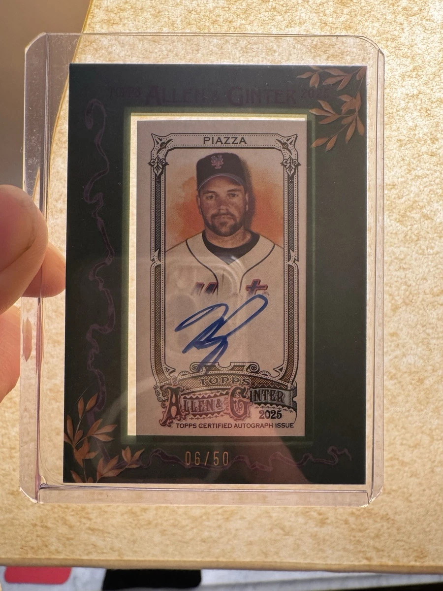 2024 2024 Finest Mike Piazza オートグラフ サイン 25枚限定 Topps 