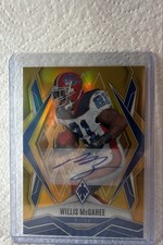 2025 Panini Phoenix - Willis McGahee #64 Gold Autographs /10 (AU)