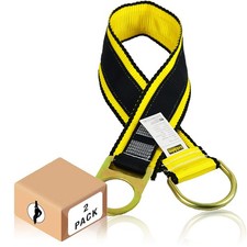 KwikSafety Gibbon Grip 3ft Safety Anchor Cross Arm Strap 2 Pack ANSI Fall Arrest