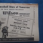 Chicago Cubs Harry Wismer ABC Radio Wrigley Field 1946 All American BoysGame — photo 3