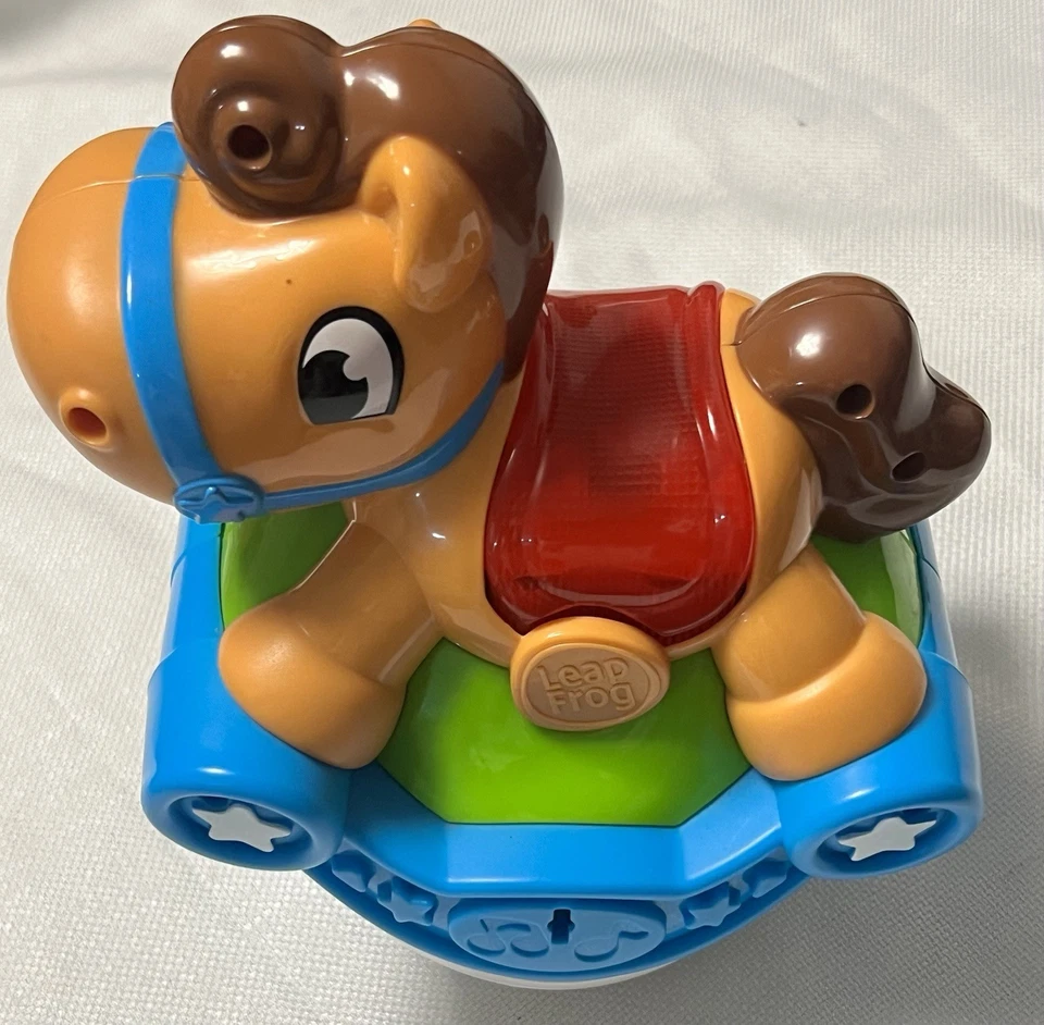 Leap Frog Roll And Go 摇马婴儿玩具灯声音音乐滚动测试 — 第 3/4 张图片