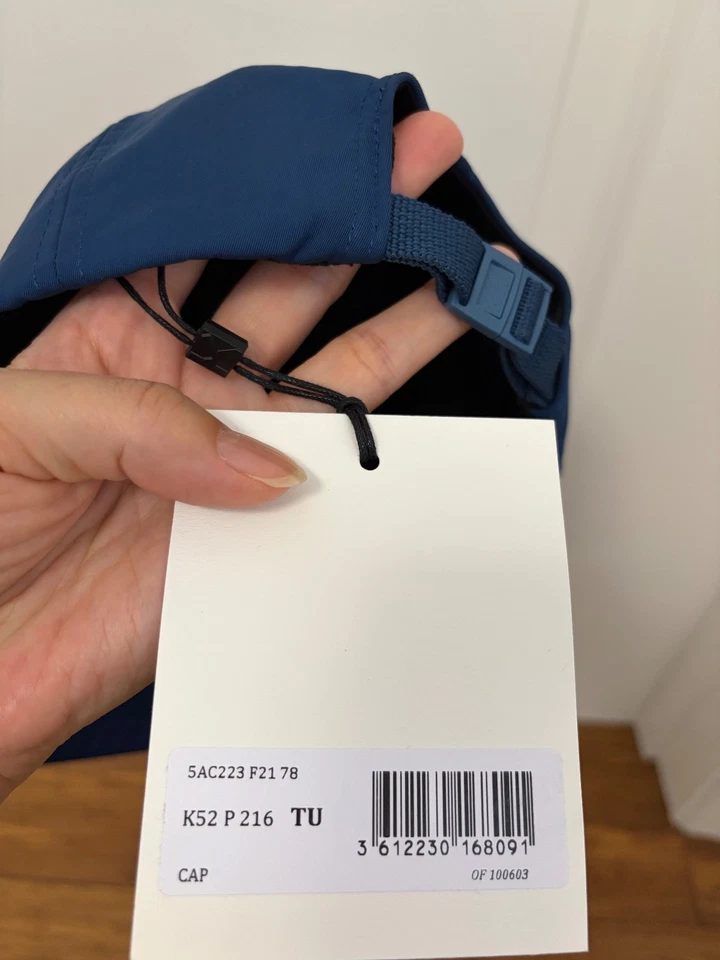 Boné de beisebol KENZO Paris Little X logotipo tinta azul tamanho único novo com etiquetas - Imagem 3 de 4