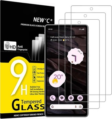 3 Pack Designed For Google Pixel 7a Screen Protector, Bubble Free & Ultra Resist