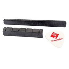 Kunststoffgitarrebr&uuml;cke Sattelmutter geschlitzt f&uuml;r klassische Gitarrenteile