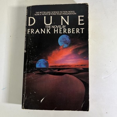 Dune by Frank Herbert (1984 Movie Tie-in Edition Paperback Book)