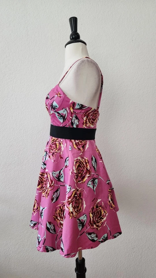 Anthropologie Dress New Size Small XS Pink Floral Ruffles Coquette Formal Prom - Image 2 of 4