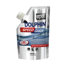U Pol Products DOLPHIN 0654 Speed Glaze, 440 mL Bag, Light Blue, Liquid